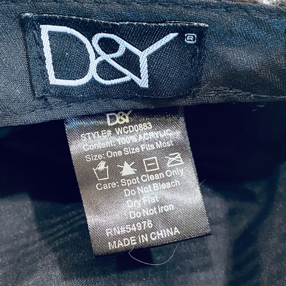 🌟HP🌟NWOT Brown Plaid Newsboy Cap by D&Y OSFM - Picture 9 of 10